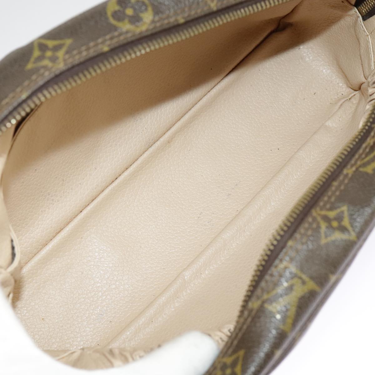 LOUIS VUITTON Monogram Trousse Toilette 28 Clutch Bag Vintage M47522 Auth 97765