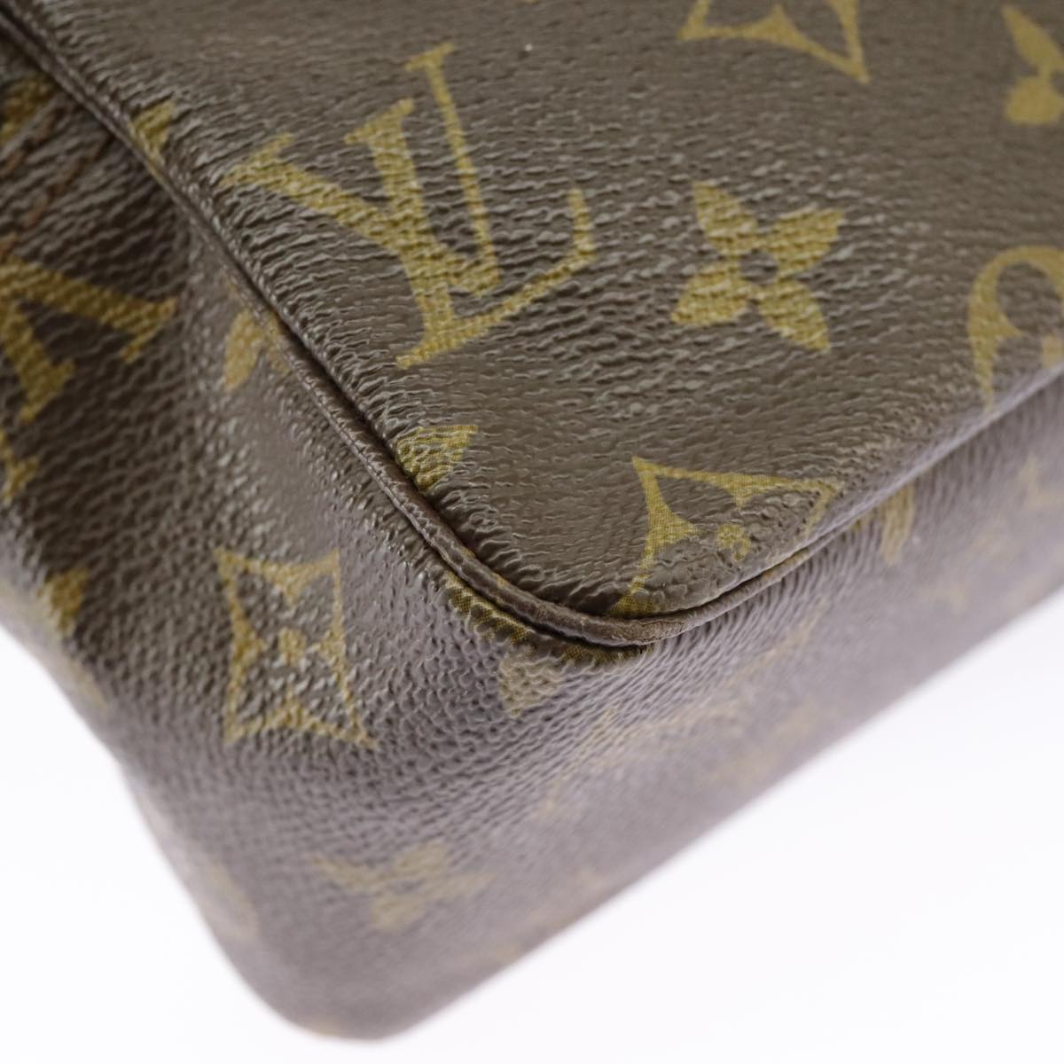 LOUIS VUITTON Monogram Trousse Toilette 28 Clutch Bag Vintage M47522 Auth 97765