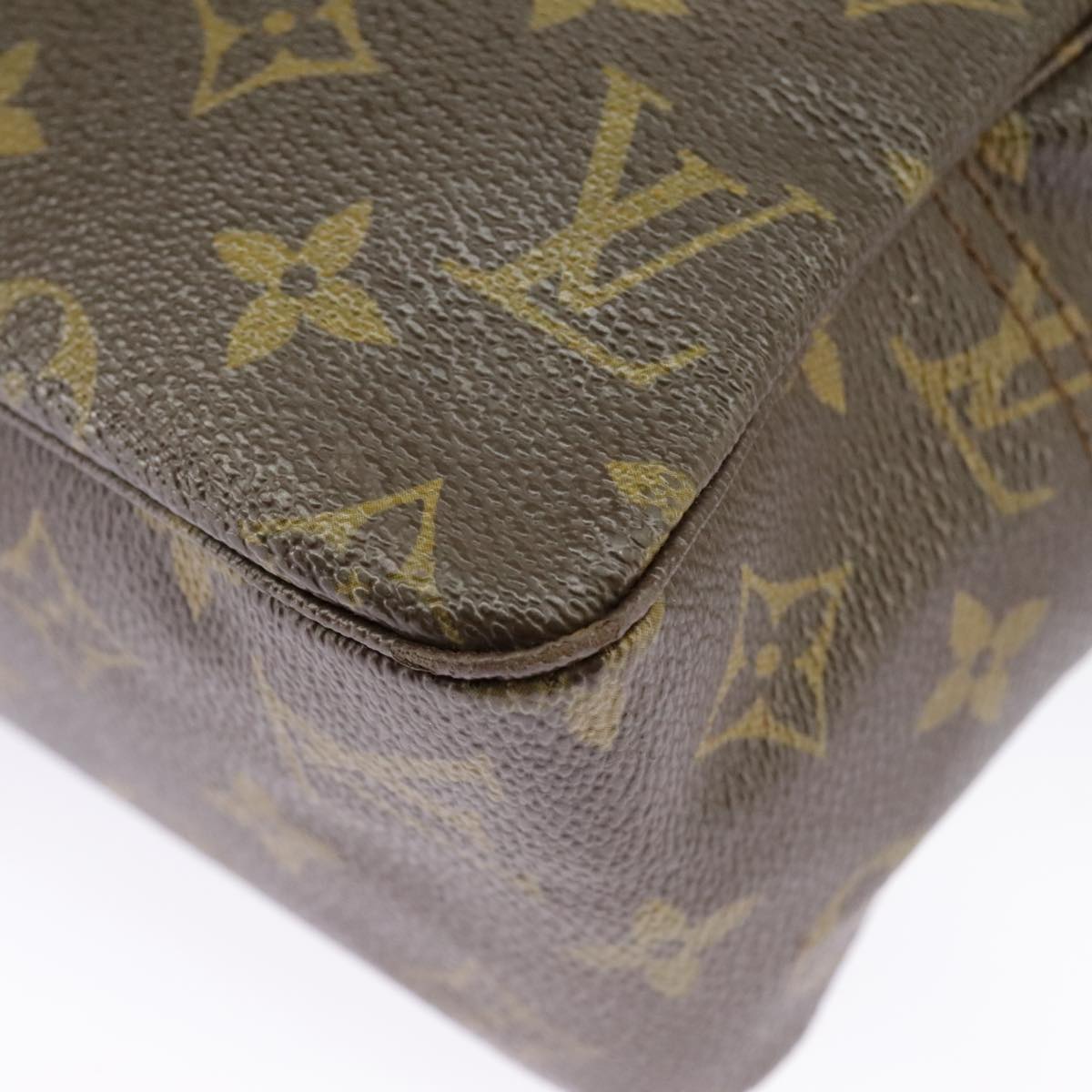 LOUIS VUITTON Monogram Trousse Toilette 28 Clutch Bag Vintage M47522 Auth 97765