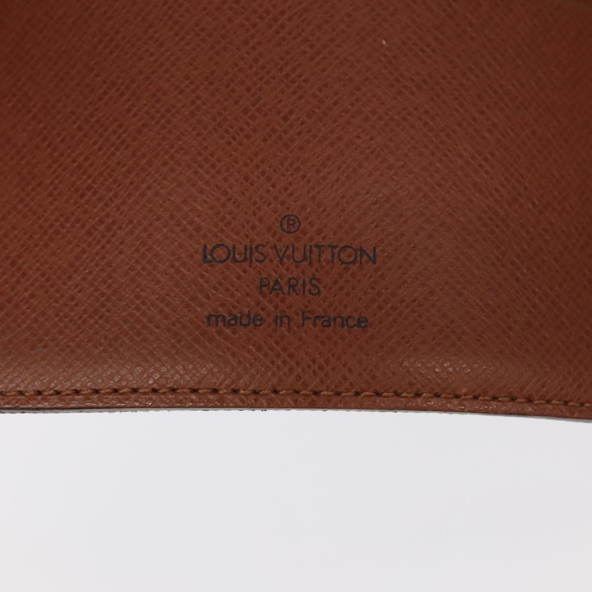 LOUIS VUITTON Monogram Agenda MM Day Planner Cover R20105 LV Auth 97773