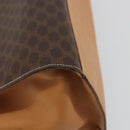 CELINE Macadam Canvas Hand Bag PVC Leather Brown Auth 97775-18