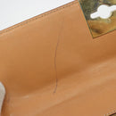 CELINE Macadam Canvas Hand Bag PVC Leather Brown Auth 97775-12