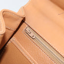 CELINE Macadam Canvas Hand Bag PVC Leather Brown Auth 97775-24