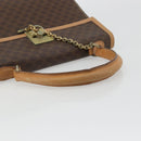 CELINE Macadam Canvas Hand Bag PVC Leather Brown Auth 97775-7