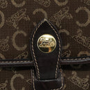 CELINE C Sulky Hand Bag Canvas Brown Auth 97779-17