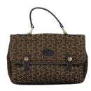 CELINE C Sulky Hand Bag Canvas Brown Auth 97779-13