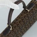 CELINE C Sulky Hand Bag Canvas Brown Auth 97779-6