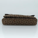 CELINE C Sulky Hand Bag Canvas Brown Auth 97779-5