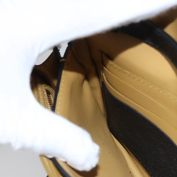 BURBERRY Shoulder Bag Leather Black Auth 97782