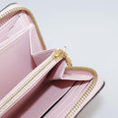 LOUIS VUITTON Monogram Vernis Zippy Wallet Rose Valerine M93522 LV Auth 97795-19
