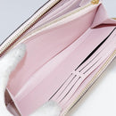 LOUIS VUITTON Monogram Vernis Zippy Wallet Rose Valerine M93522 LV Auth 97795-20