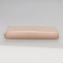LOUIS VUITTON Monogram Vernis Zippy Wallet Rose Valerine M93522 LV Auth 97795-6