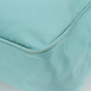 PRADA Shoulder Bag Nylon Light Blue Silver Auth 97798V-15
