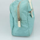 PRADA Shoulder Bag Nylon Light Blue Silver Auth 97798V-3