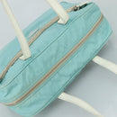 PRADA Shoulder Bag Nylon Light Blue Silver Auth 97798V-6