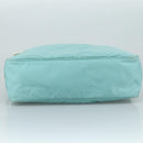 PRADA Shoulder Bag Nylon Light Blue Silver Auth 97798V-5