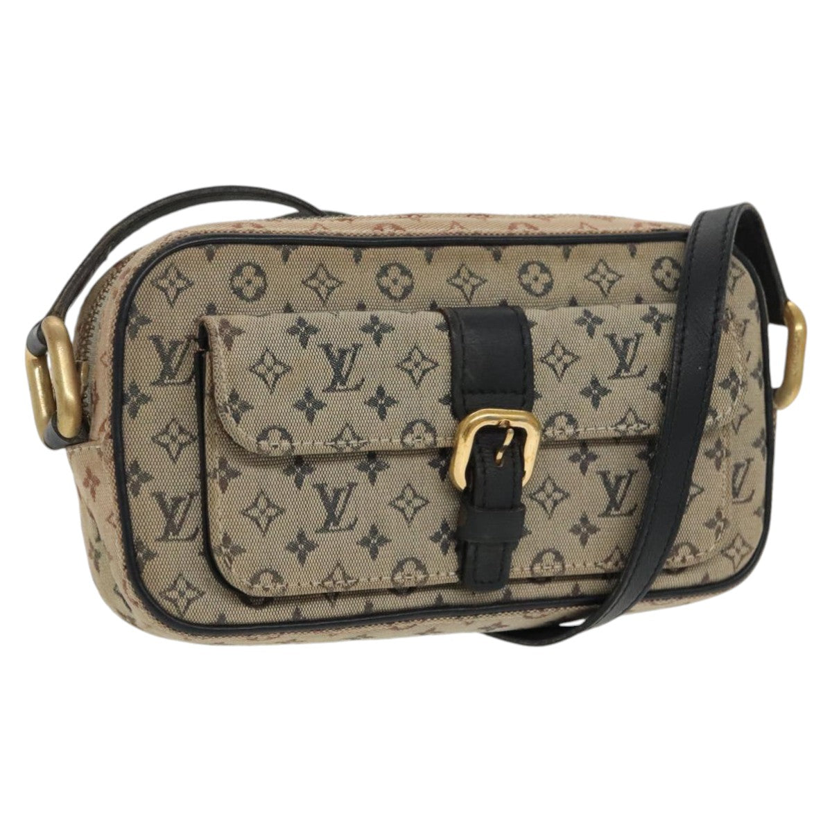 LOUIS VUITTON Monogram Mini Juliet MM Shoulder Bag Blue M92004 LV Auth 97803