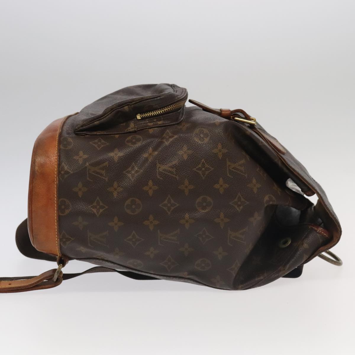 LOUIS VUITTON Monogram Montsouris MM Backpack M51136 LV Auth 97846