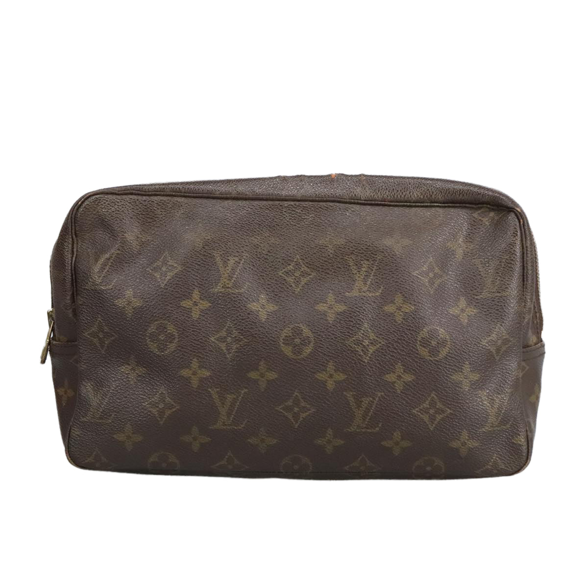 LOUIS VUITTON Monogram Trousse Toilette 28 Clutch Bag M47522 LV Auth 97852