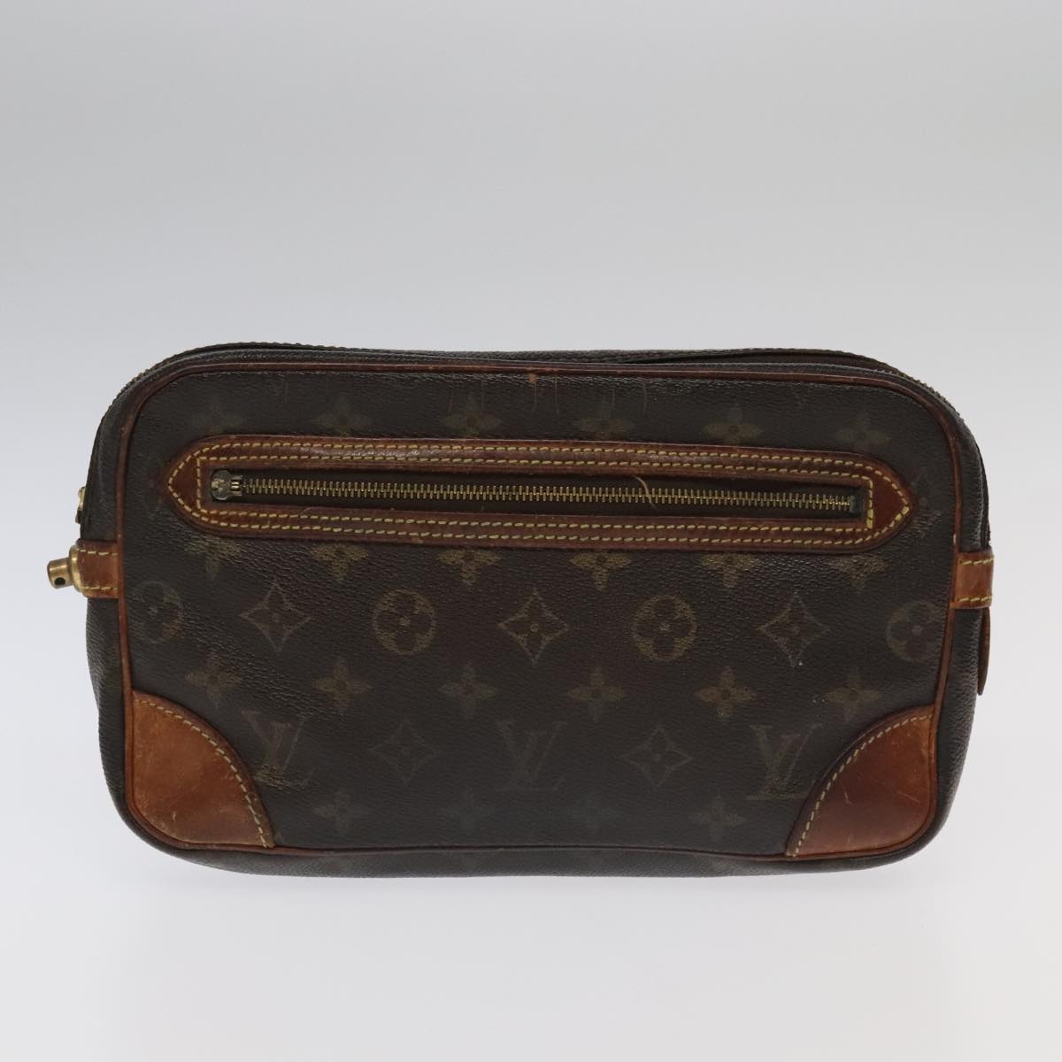 LOUIS VUITTON Monogram Clutch Bag 3Set LV Auth 97854 - 0