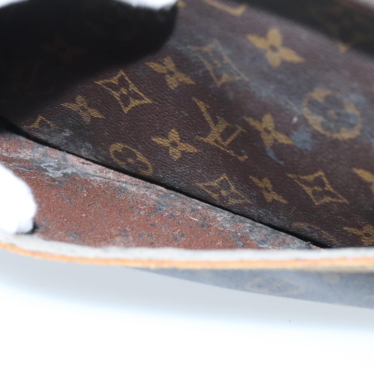 LOUIS VUITTON Monogram Compiegne 28 Clutch Bag M51845 LV Auth 97857