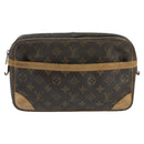 LOUIS VUITTON Monogram Compiegne 28 Clutch Bag M51845 LV Auth 97857-13