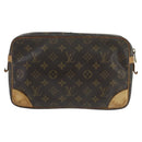 LOUIS VUITTON Monogram Compiegne 28 Clutch Bag M51845 LV Auth 97857-2