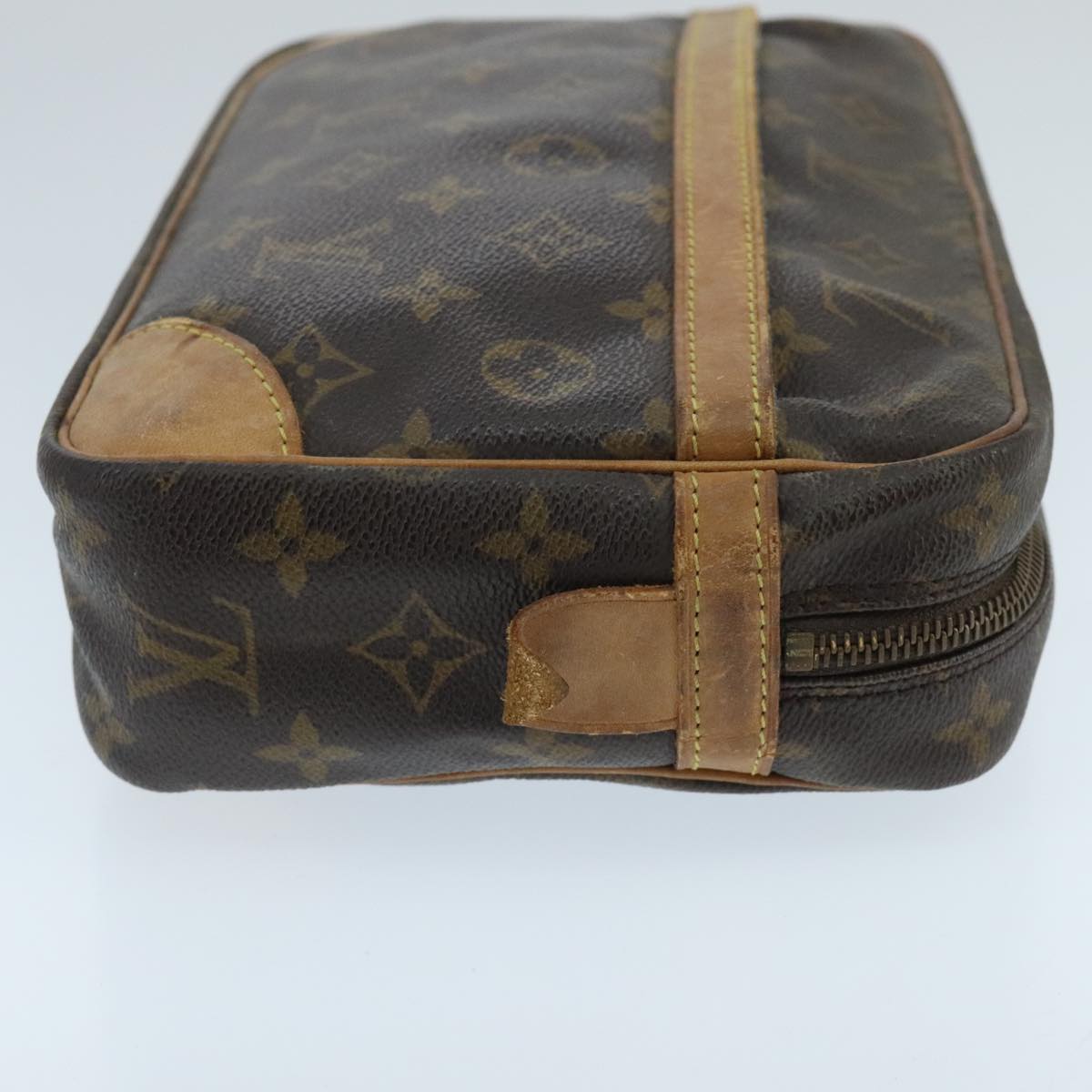 LOUIS VUITTON Monogram Compiegne 28 Clutch Bag M51845 LV Auth 97857