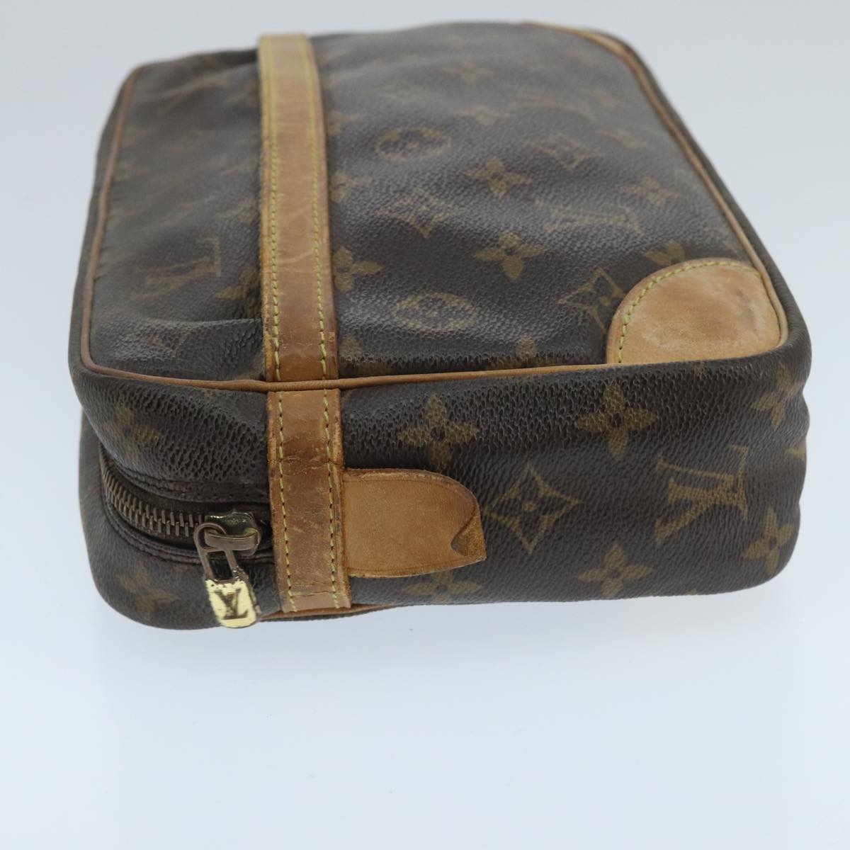 LOUIS VUITTON Monogram Compiegne 28 Clutch Bag M51845 LV Auth 97857