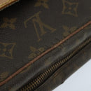 LOUIS VUITTON Monogram Compiegne 28 Clutch Bag M51845 LV Auth 97857-6