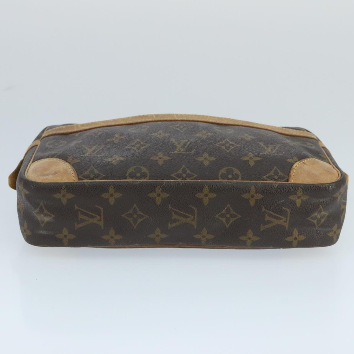 LOUIS VUITTON Monogram Compiegne 28 Clutch Bag M51845 LV Auth 97857