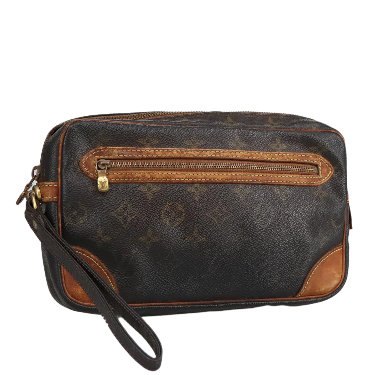 LOUIS VUITTON Monogram Marly Dragonne GM Clutch Bag M51825 LV Auth 97858