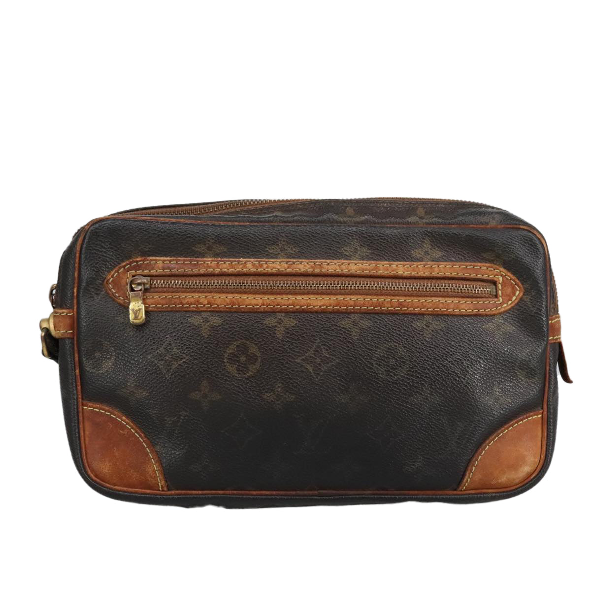 LOUIS VUITTON Monogram Marly Dragonne GM Clutch Bag M51825 LV Auth 97858