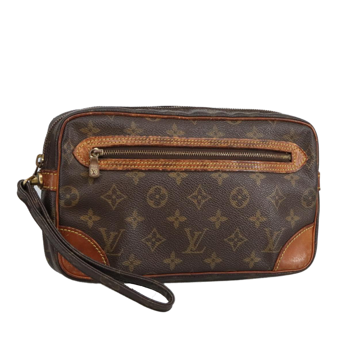 LOUIS VUITTON Monogram Marly Dragonne GM Clutch Bag M51825 LV Auth 97859