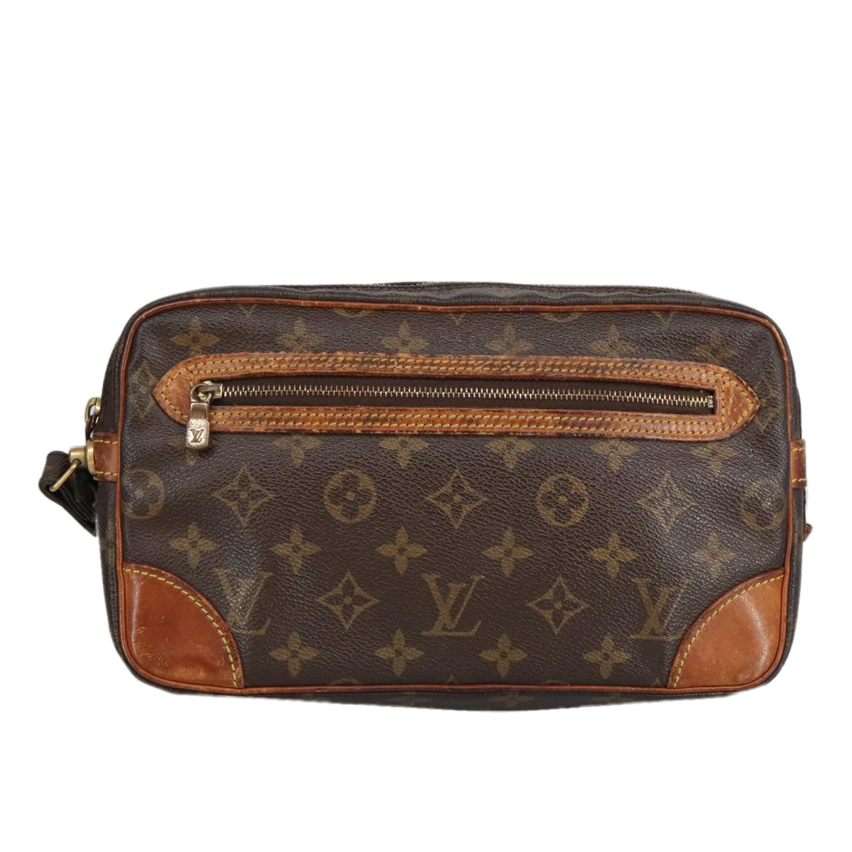 LOUIS VUITTON Monogram Marly Dragonne GM Clutch Bag M51825 LV Auth 97859