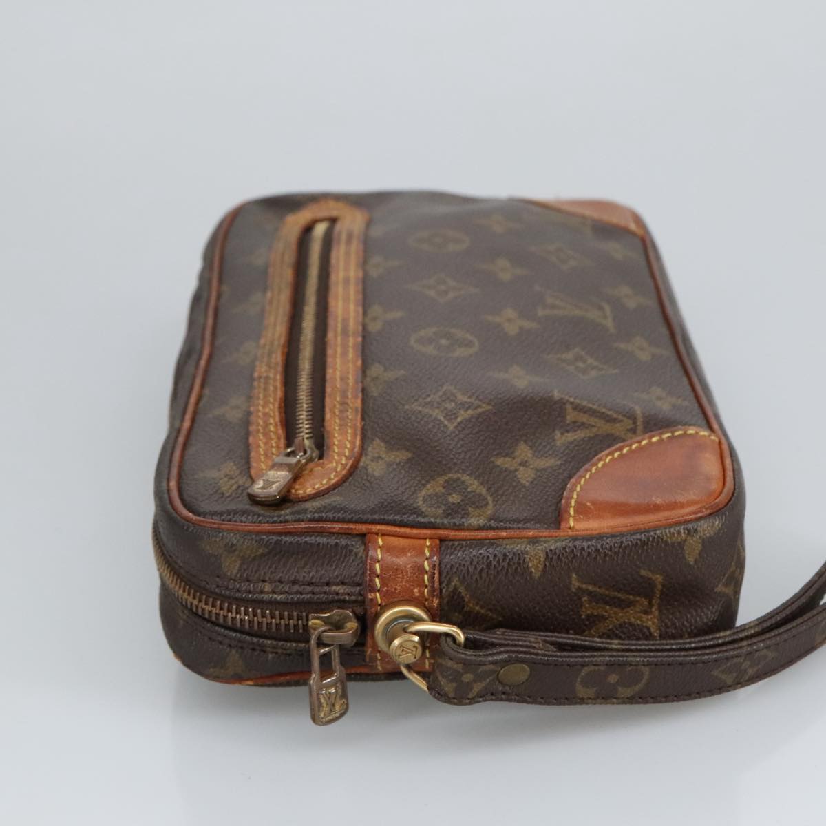 LOUIS VUITTON Monogram Marly Dragonne GM Clutch Bag M51825 LV Auth 97859