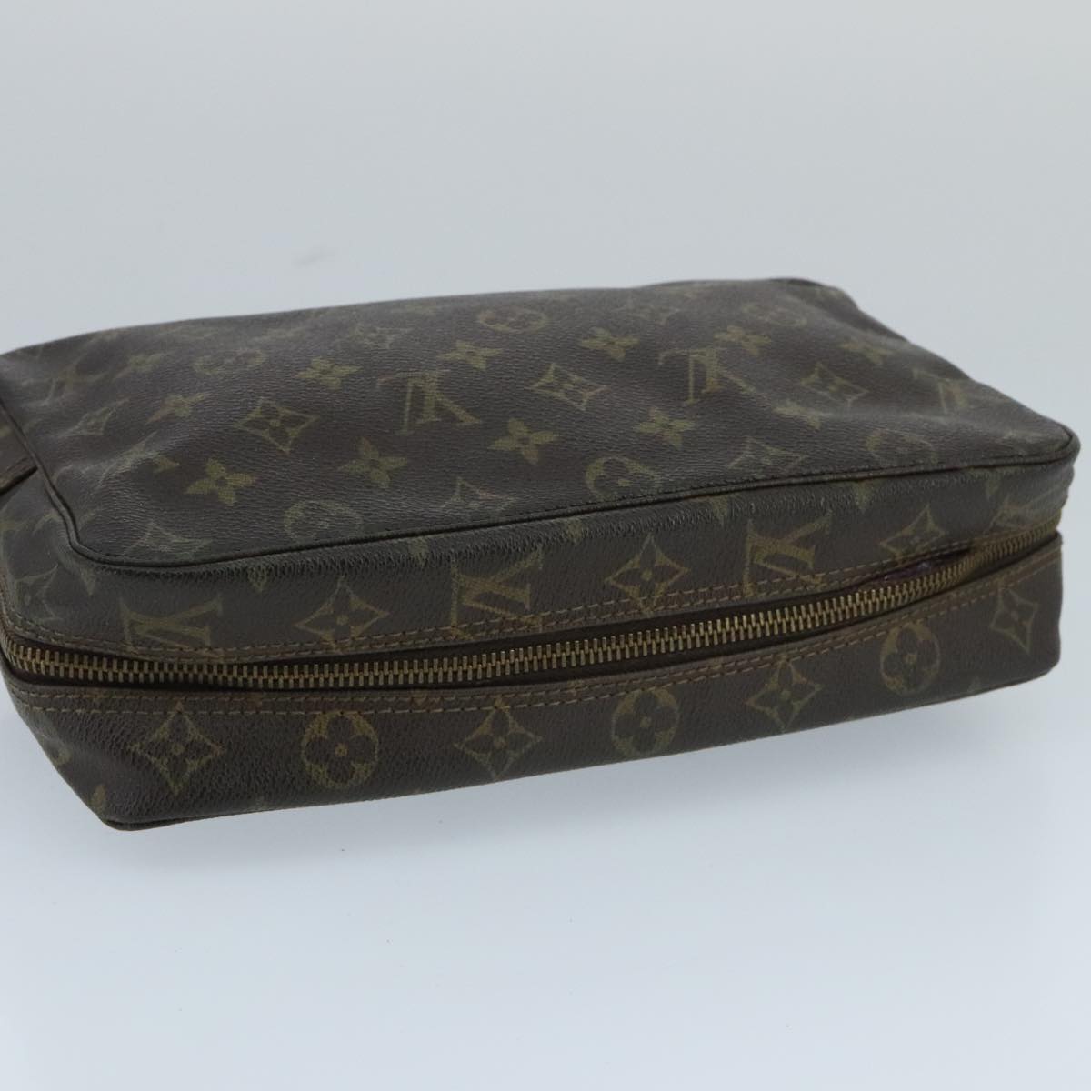 LOUIS VUITTON Monogram Trousse Toilette 28 Clutch Bag M47522 LV Auth 97860