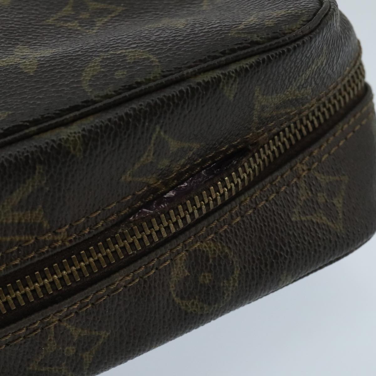 LOUIS VUITTON Monogram Trousse Toilette 28 Clutch Bag M47522 LV Auth 97860