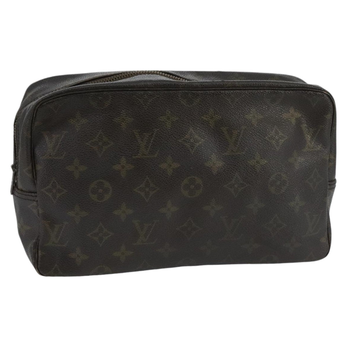 LOUIS VUITTON Monogram Trousse Toilette 28 Clutch Bag M47522 LV Auth 97861