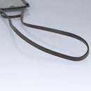 FENDI Zucca Canvas Smartphone Holder Brown Black Silver 7AR737 A5TL Auth 97888V-9