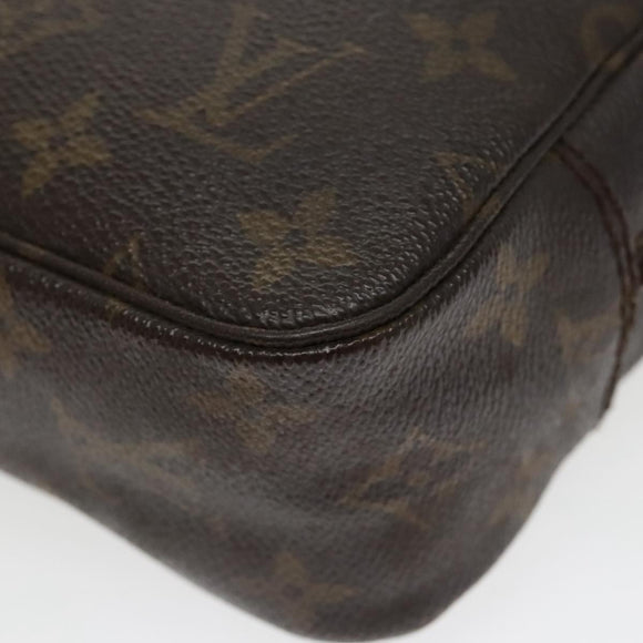 LOUIS VUITTON Monogram Trousse Toilette 23 Clutch Tasche M47524 LV Auth 97889