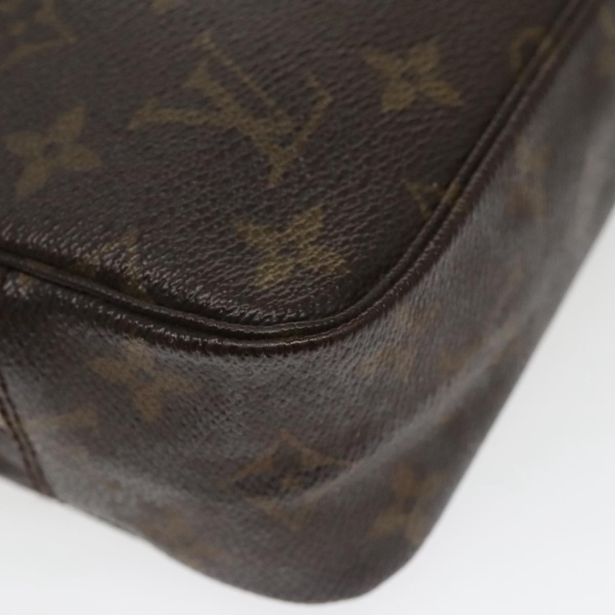 LOUIS VUITTON Monogram Trousse Toilette 23 Clutch Bag M47524 LV Auth 97889