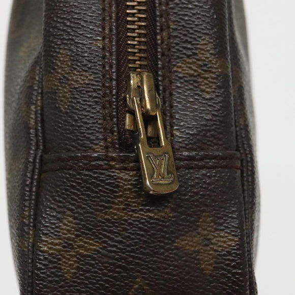 LOUIS VUITTON Monogram Trousse Toilette 23 Clutch Tasche M47524 LV Auth 97889