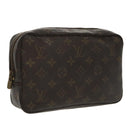 LOUIS VUITTON Monogram Trousse Toilette 23 Clutch Tasche M47524 LV Auth 97889-1
