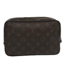 LOUIS VUITTON Monogram Trousse Toilette 23 Clutch Tasche M47524 LV Auth 97889-2