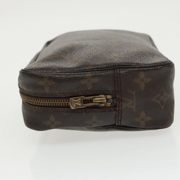 LOUIS VUITTON Monogram Trousse Toilette 23 Clutch Tasche M47524 LV Auth 97889