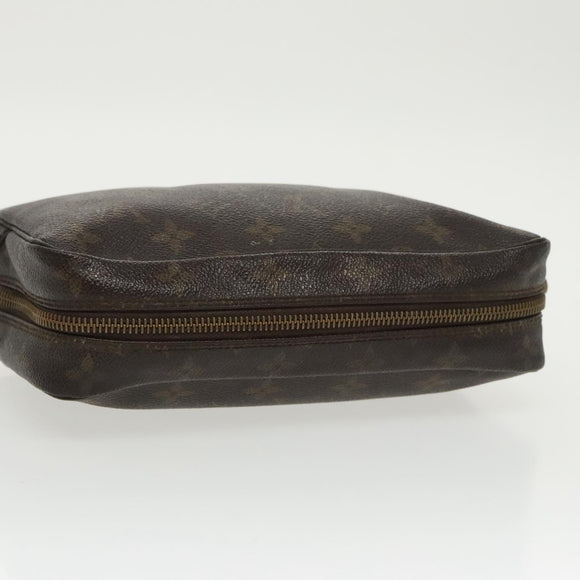 LOUIS VUITTON Monogram Trousse Toilette 23 Clutch Tasche M47524 LV Auth 97889