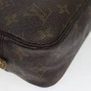 LOUIS VUITTON Monogram Trousse Toilette 23 Clutch Tasche M47524 LV Auth 97889-14