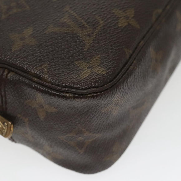 LOUIS VUITTON Monogram Trousse Toilette 23 Clutch Tasche M47524 LV Auth 97889
