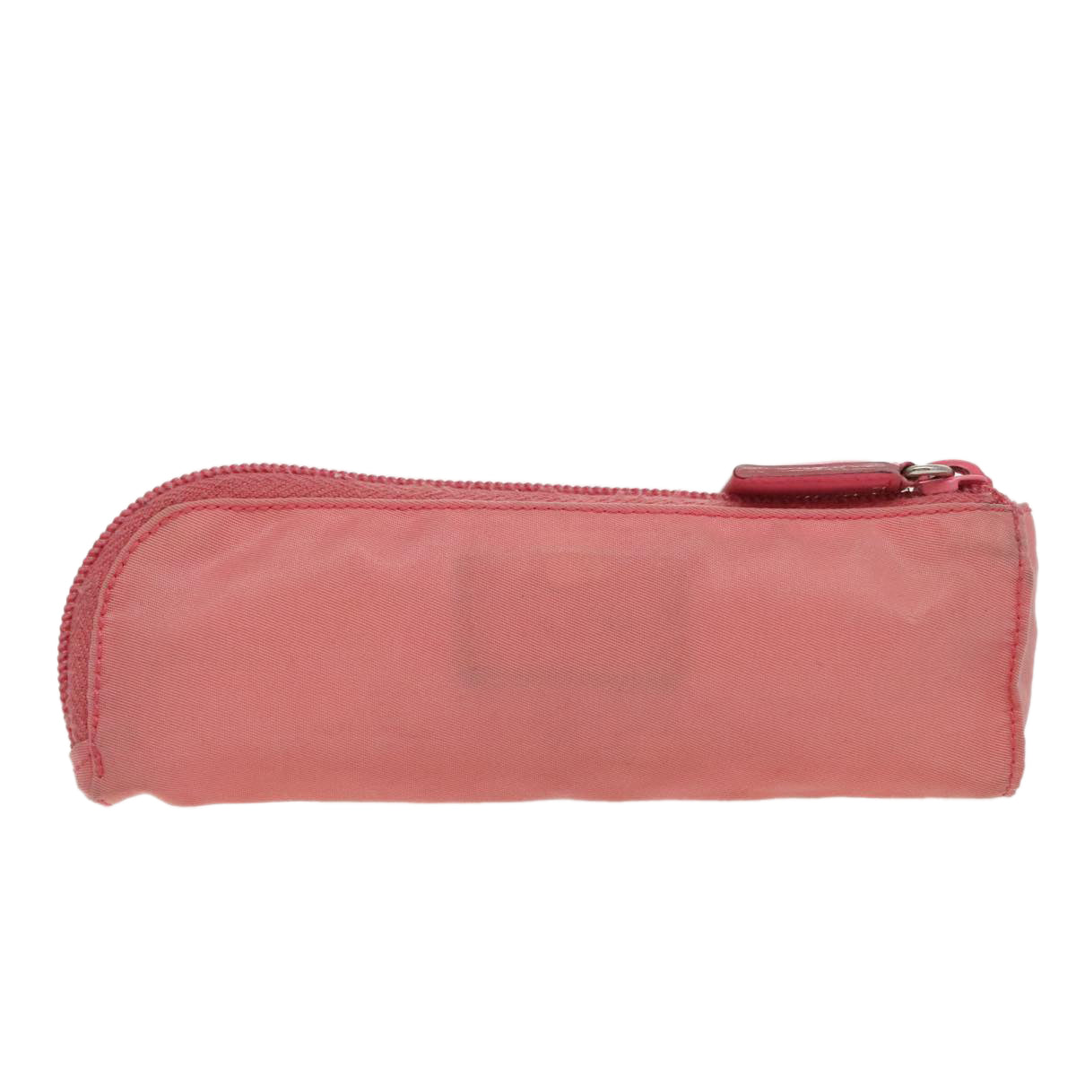 PRADA Pouch Nylon Pink Silver Auth 97898 - 0